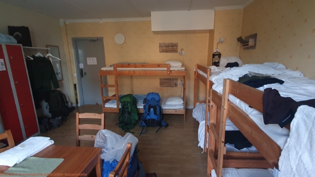 schlafzimmer im vandrarhem in oestersund