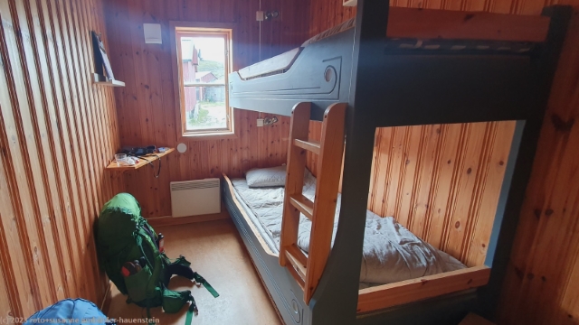 unser 2er-zimmer in der blahammarens fjaellstation
