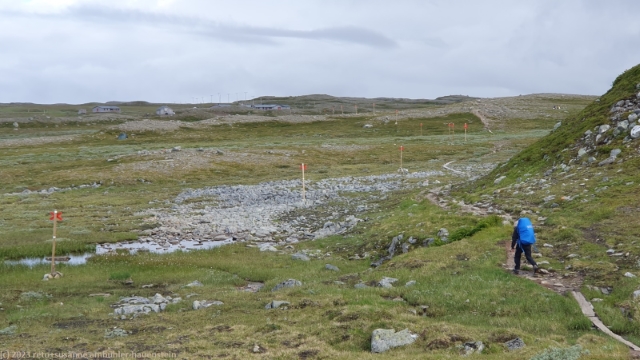 wanderweg kurz vor helags