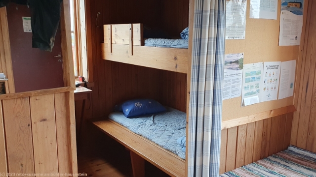schlafkammer in der faeltjaegarstugan