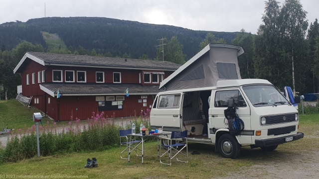 nachtessen auf dem funaesdalens fjaellcamping