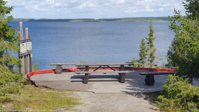 picknickplatz am noerdlichen ende von holmen