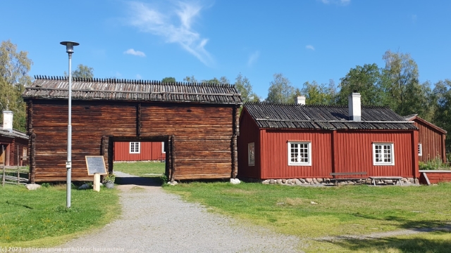 portboden und bagarstugan im gammlia friluftsmuseum in umea