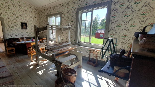 webstuhl im gammlia friluftsmuseum in umea