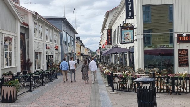 storgatan im zentrum von pitea