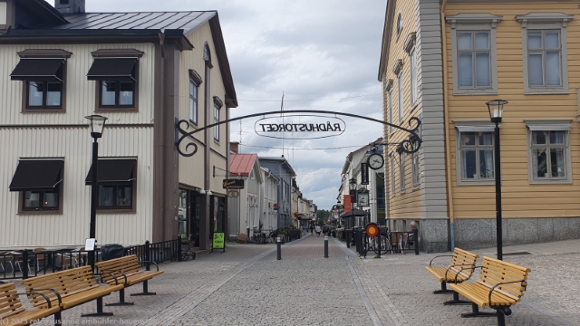 radhustorget im zentrum von pitea