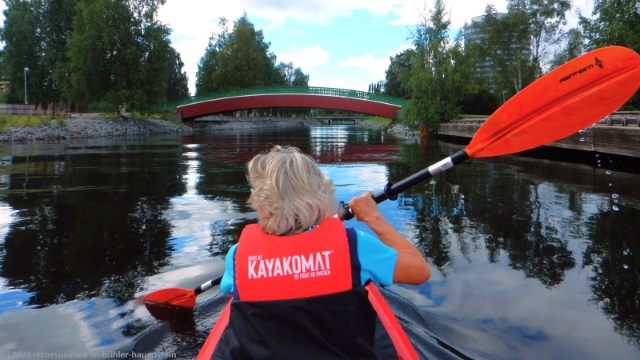 kanal in pitea zwischen nordhafen und suedhafen