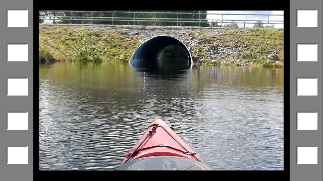 wassertunnel unter der strasse 373 bei pitea