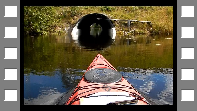 wassertunnel unter der strasse E4 bei pitea