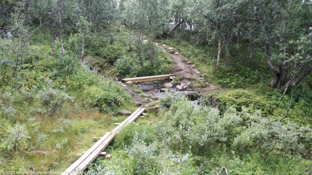 wanderweg auf dem vindelfjaellen
