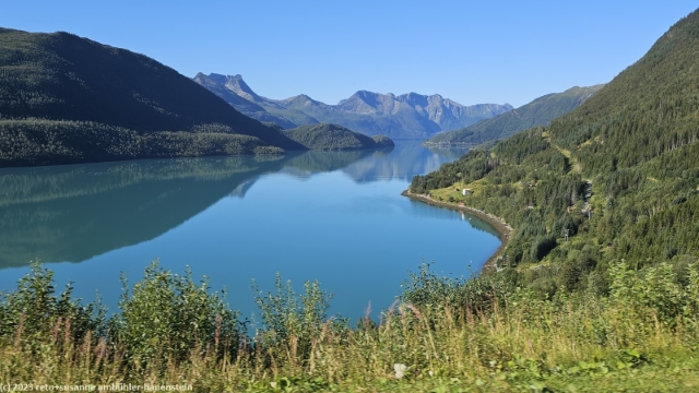 blick von der strasse 17 auf den holandsfjorden