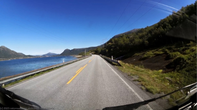 strasse 17 entlang des holmsundfjorden