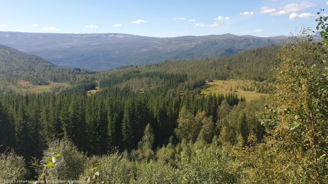 aussicht vom halvvegsbakkan auf dem nordnesfjell