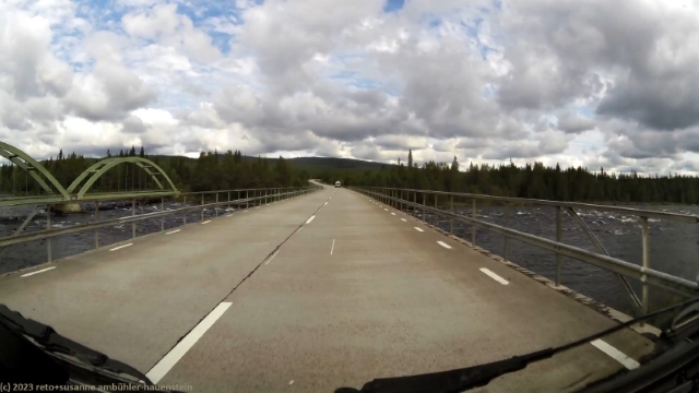 bruecke ueber den piteaelven im verlauf der E45