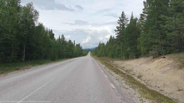 strasse 827 entlang des stora lulevatten