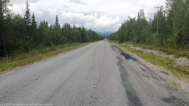 strasse 827 entlang des stora lulevatten