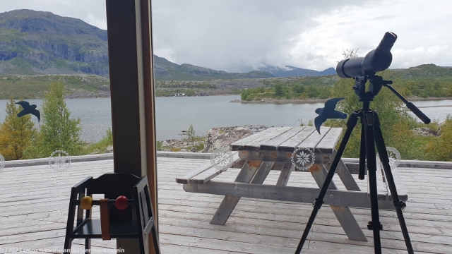 fernrohr im naturum stora sjoefaellet