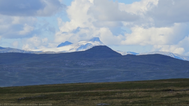 gletscher und berge im schwedisch/norwegischen grenzgebiet
