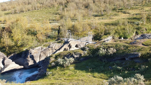 haengebruecke ueber den laddejakka