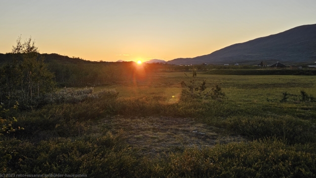 abendsonne bei arasluokta um 20:38 uhr