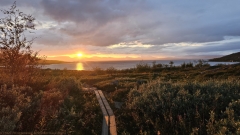 abendsonne bei staloluokta