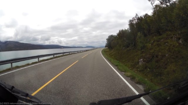 E10 entlang des tjeldsundet