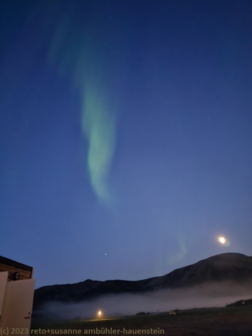 polarlicht ueber dem stave camping