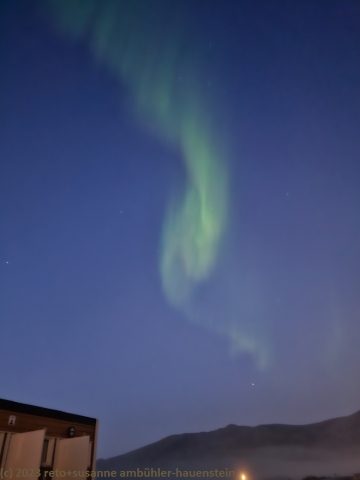 polarlicht ueber dem stave camping