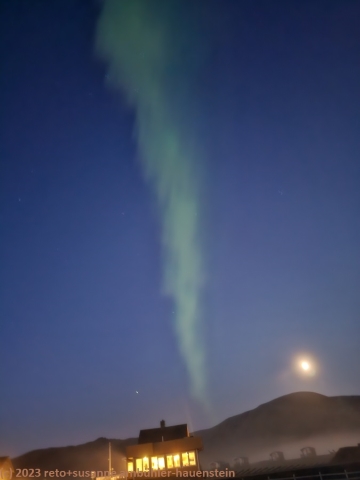 polarlicht ueber dem stave camping