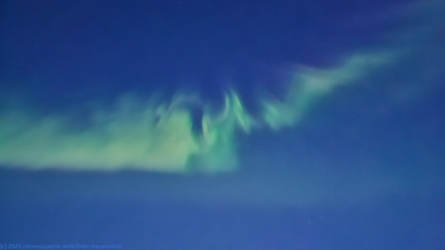 polarlicht ueber dem stave camping
