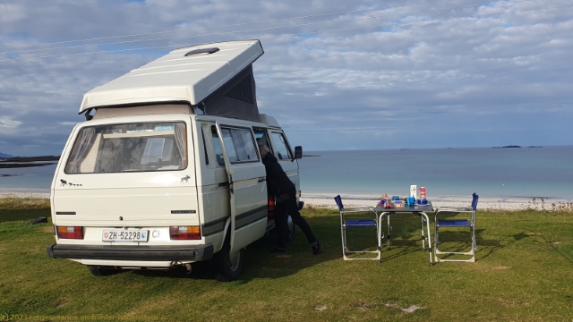 fruehstuecken auf dem stave camping