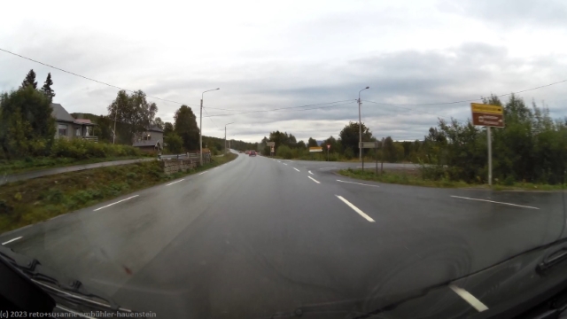 abzweigung von der strasse 86 in die strasse 7856