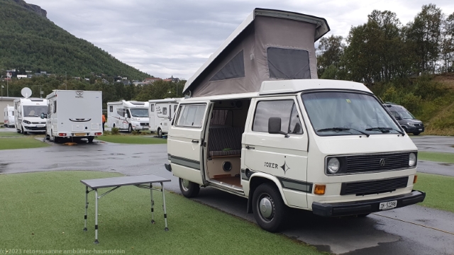 unser jogi auf dem tromso camping