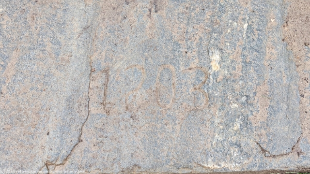 oberste stufe mit trittzahl in der sherpatrappa auf den storsteinen