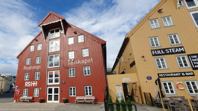 haeuser am sondre tollbodgate im zentrum von tromso
