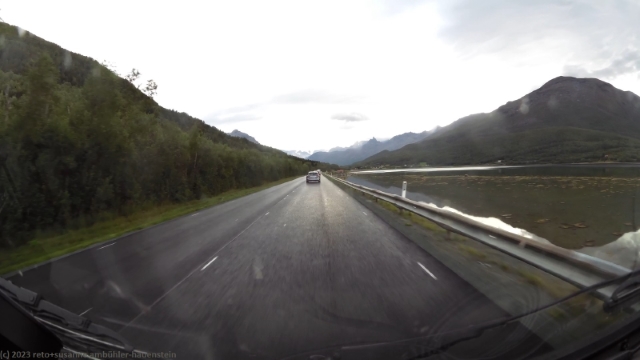 E8 entlang des balsfjorden