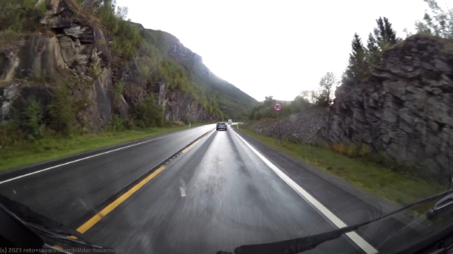 E8 entlang des balsfjorden