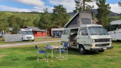 unser jogi auf dem olderelv camping bei skibotn