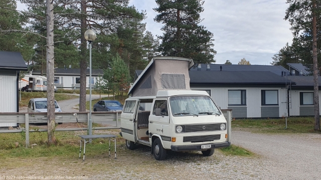 unser jogi auf dem campingplatz bei levilehto appartements