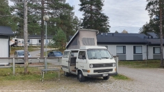 unser jogi auf dem campingplatz bei levilehto appartements