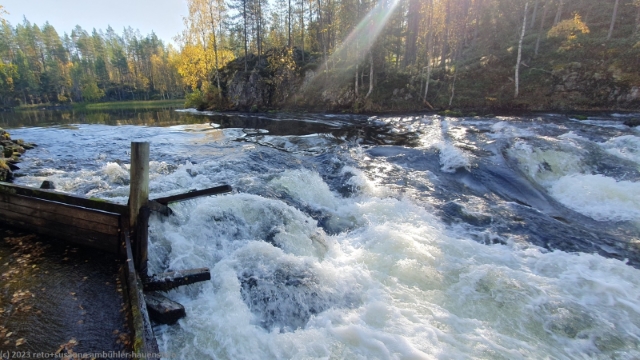 myllykoski im kitkajoki im oulanka nationalpark