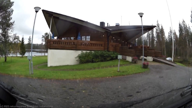 empfang und restaurant des camping kuusamon portti