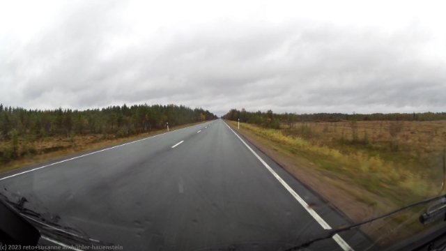 noch haben wir freie fahrt auf der strasse 20 richtung oulu