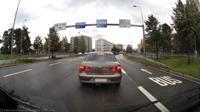strasse 847 durch das zentrum von oulu