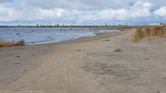 sandstrand bei marjaniemi auf hailuoto