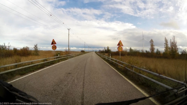 strasse 816 kurz vor der faehre auf hailuoto