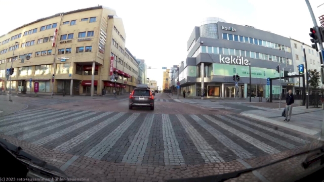 saaristonkatu im zentrum von oulu