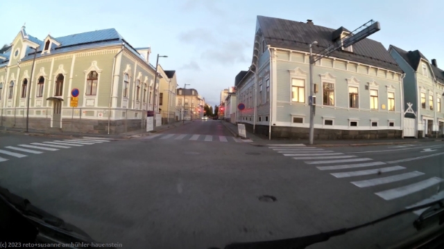 hallituskatu im zentrum von oulu