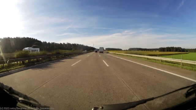 wenig verkehr auf der A7