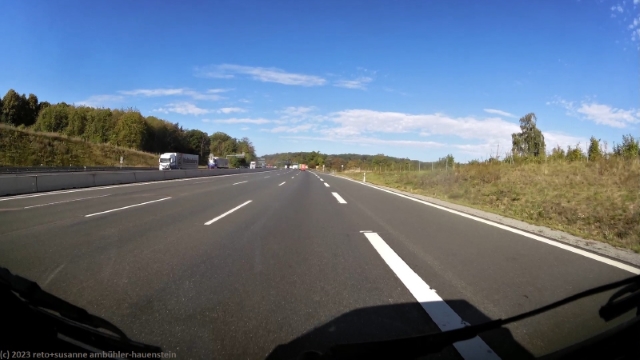 einfahrt in die A3 bei der anschlussstelle wuerzburg-heidingsfeld